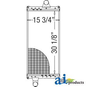 UJD20459    Radiator---Replaces RE159541